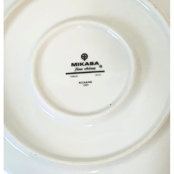 Mikasa Fine China "Roxane" Gravy Boat With Attached Underplate 5563 - Japan - Picture 6 of 6